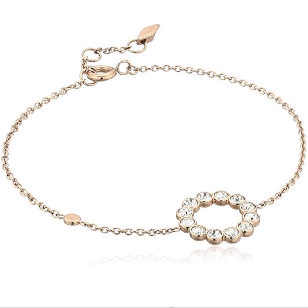 ⚡️Sale⚡️Fossil Glitz Bezel gold bracelet